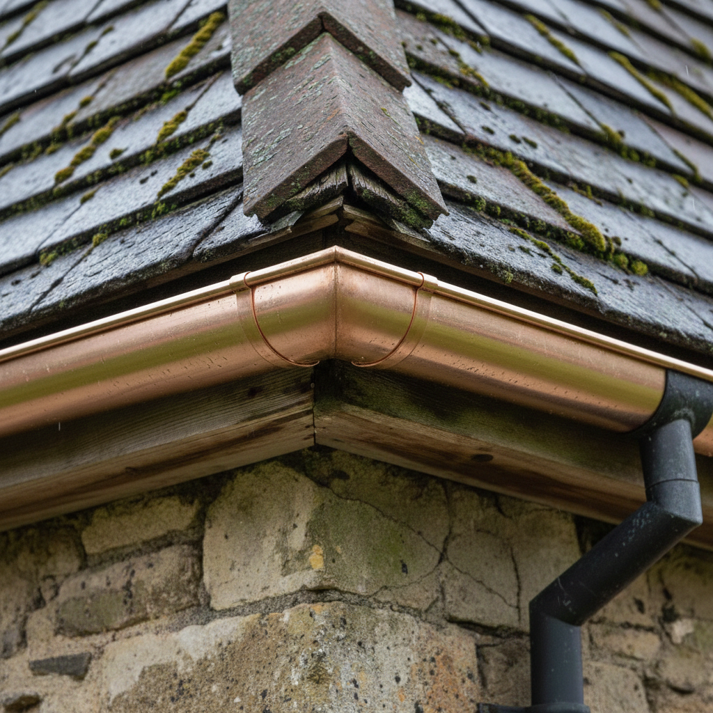 Kupfer Dachrinne
