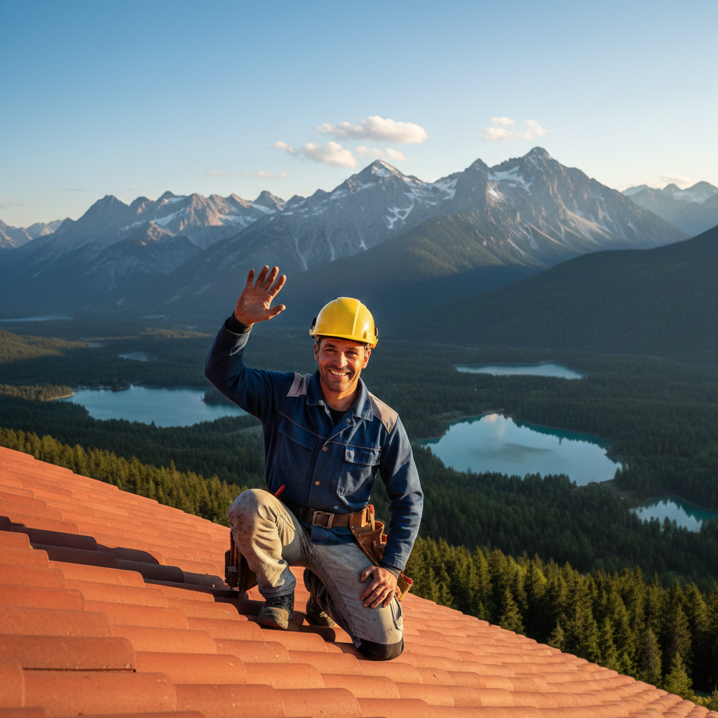 Dachdecker Alpenblick